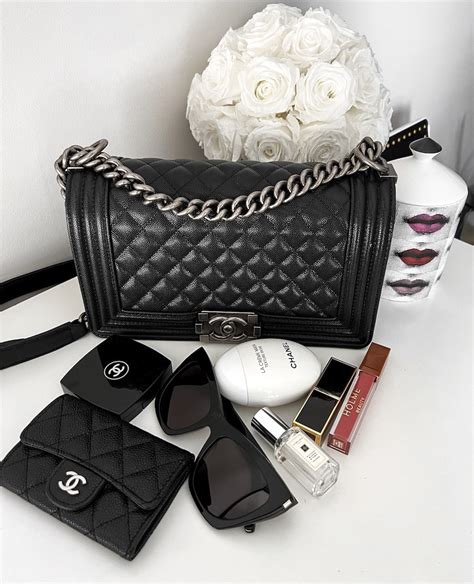 chanel studded boy bag|chanel boys bag review.